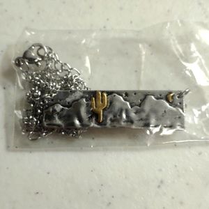 New desert landscape necklace